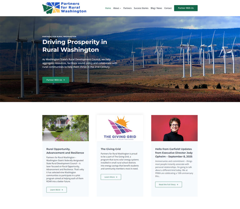 Partners for Rural Washington - New