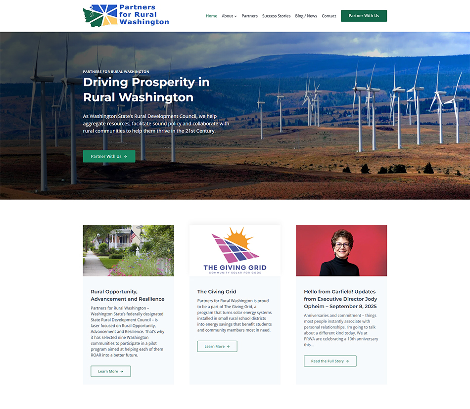 Partners for Rural Washington - New